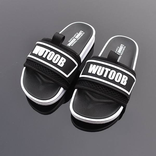 Casual παιδικές παντόφλες με επιγραφή για αγόρια