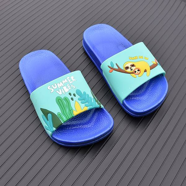 Καλοκαιρινές παιδικές παντόφλες με επίπεδη σόλα - δύο μοντέλα