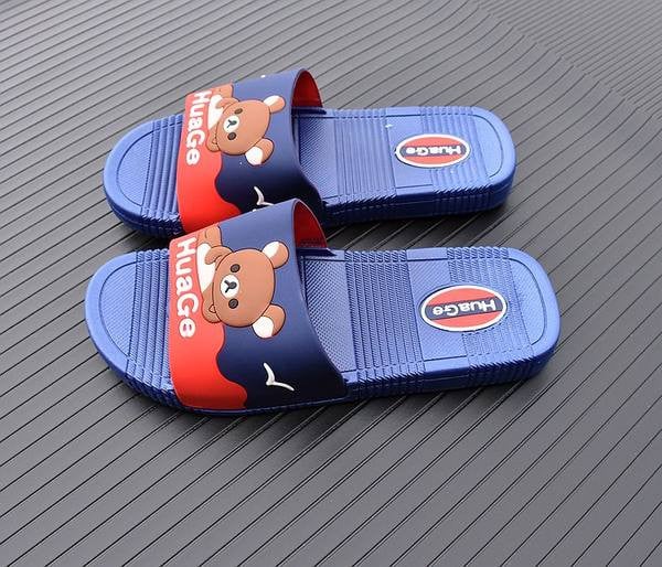 Ljetne dječje papuče sa medvjedićem