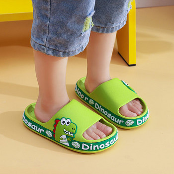 Детски гумени чехли с цветна апликация - два модела