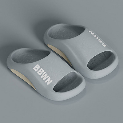 Λαστιχένιες παντόφλες με επιγραφή για παιδιά