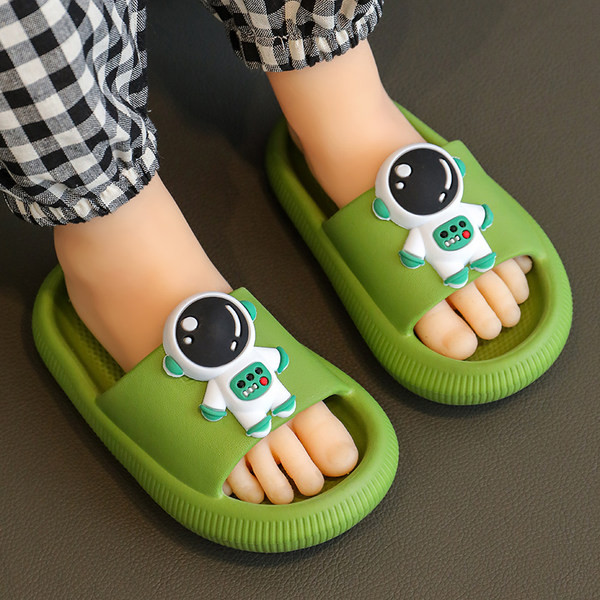 Καλοκαιρινές παιδικές παντόφλες με επίπεδη σόλα