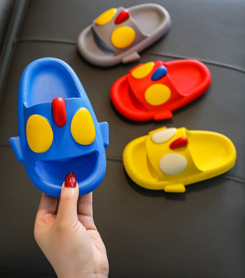 Детски ежедневни чехли с апликация - четири цвята