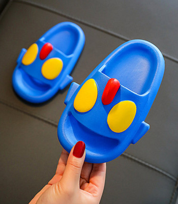 Детски ежедневни чехли с апликация - четири цвята