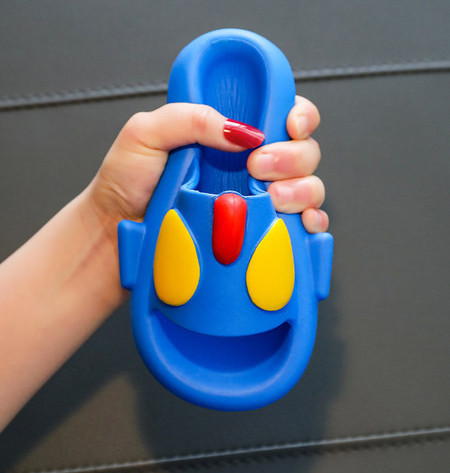 Παιδικές casual παντόφλες με απλικέ - τέσσερα χρώματα