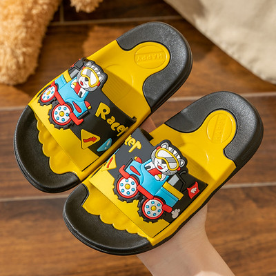 Летни детски чехли с 3D елемент за момчета