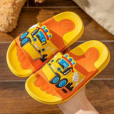 Летни детски чехли с 3D елемент за момчета