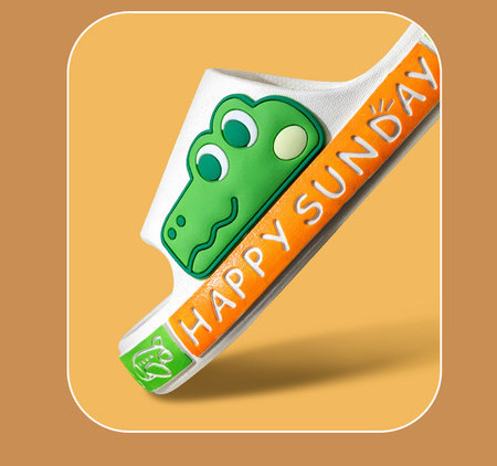 Gyermek papucs rátéttel - több színben