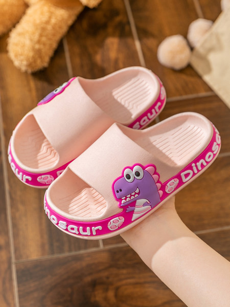 Καλοκαιρινές παιδικές παντόφλες με δεινόσαυρο για αγόρια