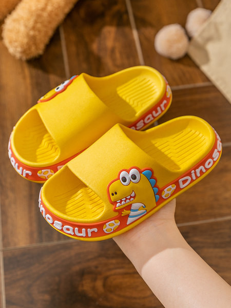 Καλοκαιρινές παιδικές παντόφλες με δεινόσαυρο για αγόρια
