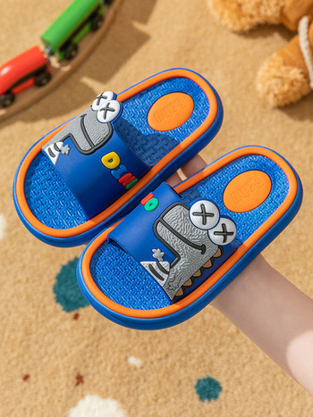 Летни детски чехли с 3D елемент за момчета