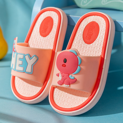 Καλοκαιρινές παιδικές παντόφλες με 3D στοιχείο για αγόρια