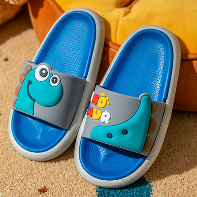 Λαστιχένιες παιδικές παντόφλες με εφαρμογή 3D χρώματος