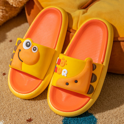 Λαστιχένιες παιδικές παντόφλες με εφαρμογή 3D χρώματος