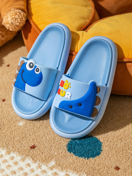 Λαστιχένιες παιδικές παντόφλες με εφαρμογή 3D χρώματος