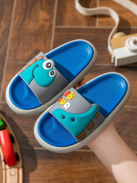 Gyermek gumipapucs rátéttel, lapos talppal