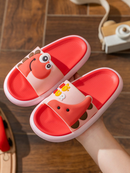 Gyermek gumipapucs rátéttel, lapos talppal