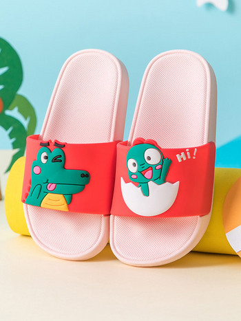 Плажни детски чехли с равна подметка за момчета или момичета