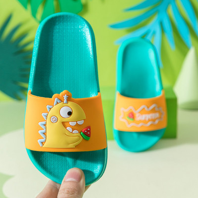 Alkalmi gyerekpapucs dinoszauruszokkal fiúknak vagy lányoknak