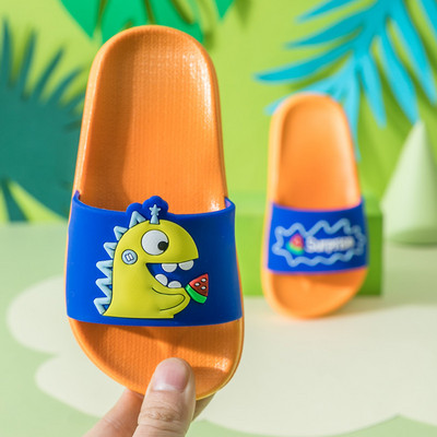 Alkalmi gyerekpapucs dinoszauruszokkal fiúknak vagy lányoknak