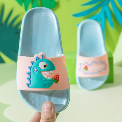 Alkalmi gyerekpapucs dinoszauruszokkal fiúknak vagy lányoknak