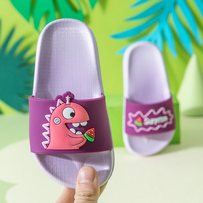 Alkalmi gyerekpapucs dinoszauruszokkal fiúknak vagy lányoknak