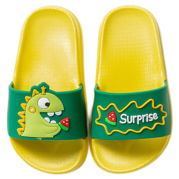 Alkalmi gyerekpapucs dinoszauruszokkal fiúknak vagy lányoknak