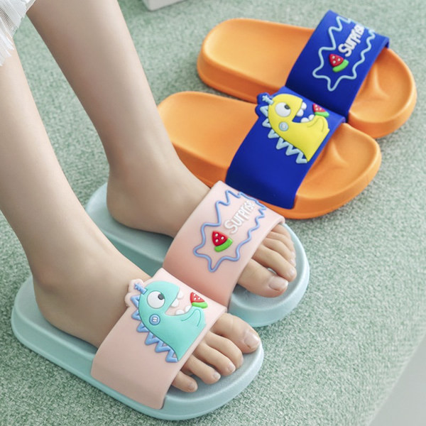 Alkalmi gyerekpapucs dinoszauruszokkal fiúknak vagy lányoknak