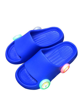 Цветни гумени чехли - светещи
