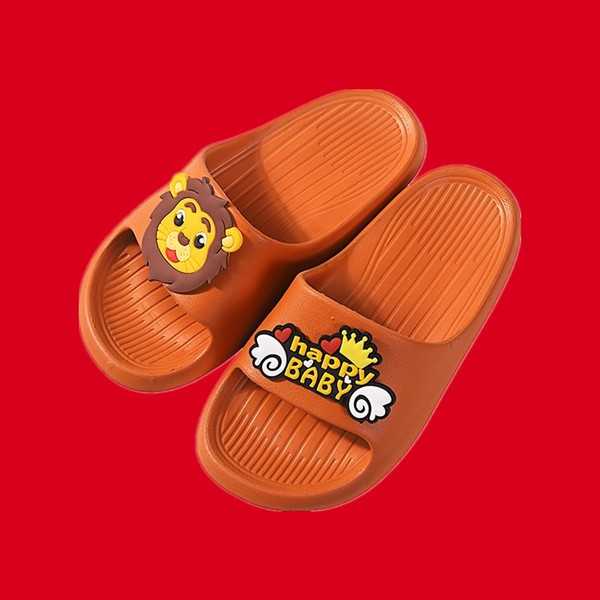 Παιδικές παντόφλες με επίπεδη σόλα για αγόρια