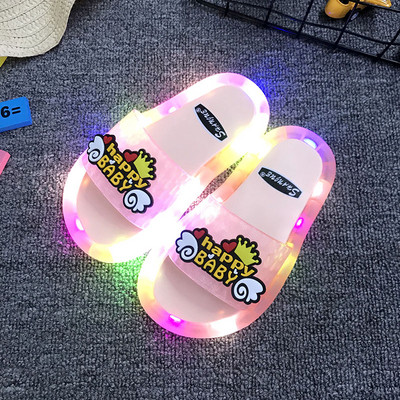 Gyerek gumipapucs világító talppal