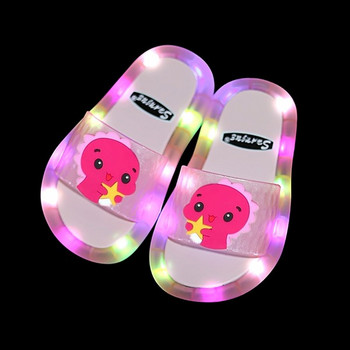 Летни детски чехли със светещи подметки за момчета или момичета