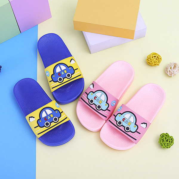 Gyermek papucs fiúknak rátéttel, két színben