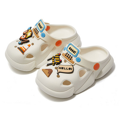 Gyermek crocs 3D-s színes applikációval