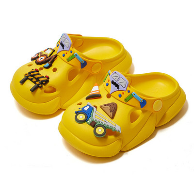 Gyermek crocs 3D-s színes applikációval