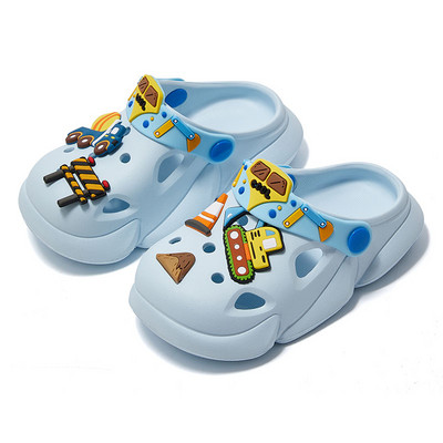 Gyermek crocs 3D-s színes applikációval