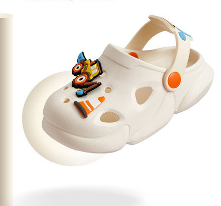 Gyermek crocs 3D-s színes applikációval