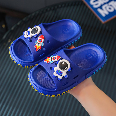 Gumi gyerekpapucs színes rátéttel