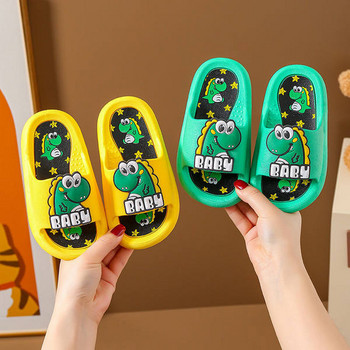 Ежедневни детски чехли с 3D апликация за момчета