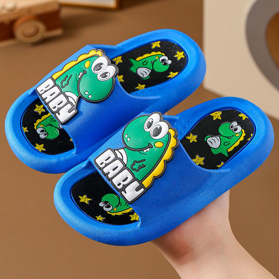 Casual παιδικές παντόφλες με 3D εφαρμογή για αγόρια