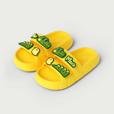 Gyermek gumi papucs rátéttel - több színben