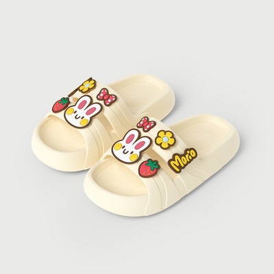 Gyermek gumi papucs rátéttel - több színben