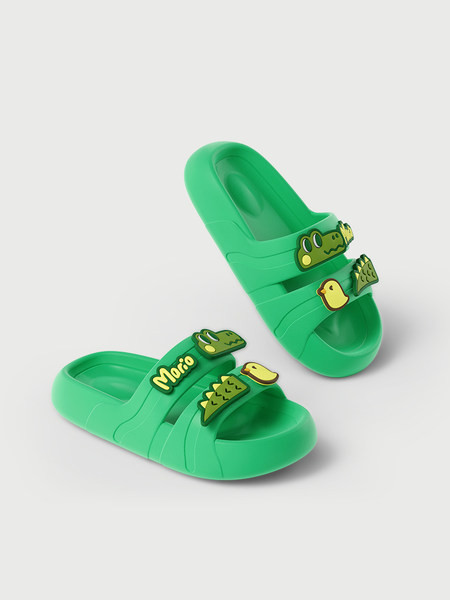 Gyermek gumi papucs rátéttel - több színben