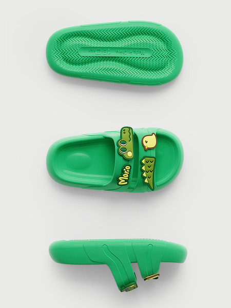 Gyermek gumi papucs rátéttel - több színben