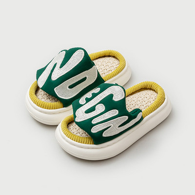 Ежедневни детски чехли с бродерия