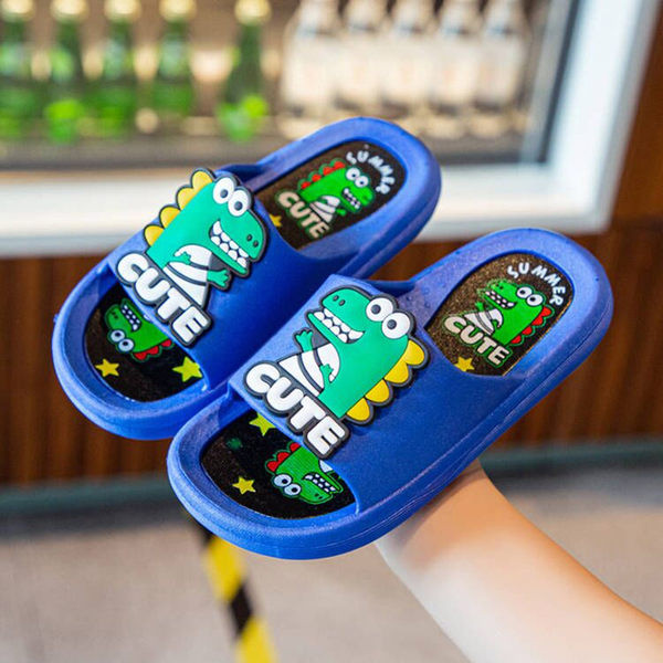 Καλοκαιρινές λαστιχένιες παντόφλες με επίπεδη σόλα για αγόρια