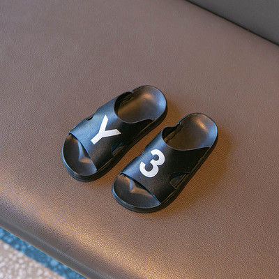 Gyermek papucs széles eco-bőr pánttal