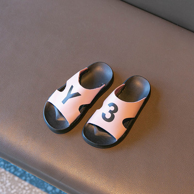 Gyermek papucs széles eco-bőr pánttal