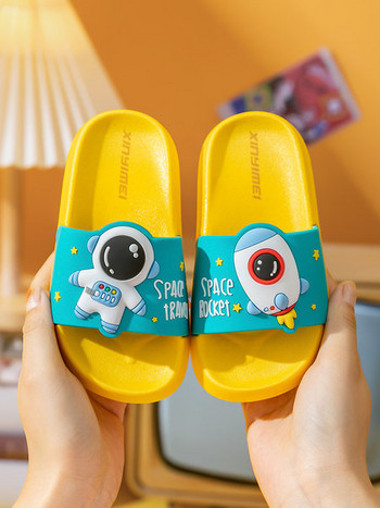 Нов модел детски чехли с равна подметка за момчета или момичета