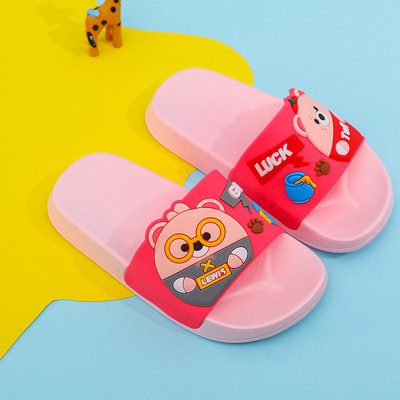 Летни детски чехли с равна подметка